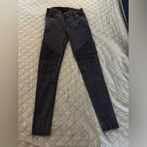 Elastic waist jeggings